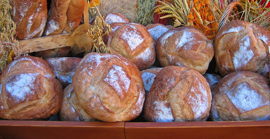 Bread At A French Market Photograph by Dave Mills