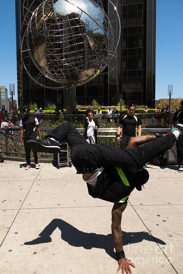 New York City Photograph - Break Dancer  Columbus Circle by Amy Cicconi