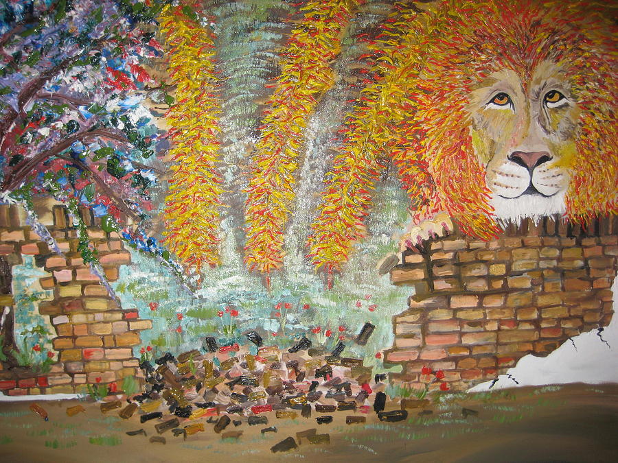 Brick Painting - Break down your walls by Rachael Pragnell