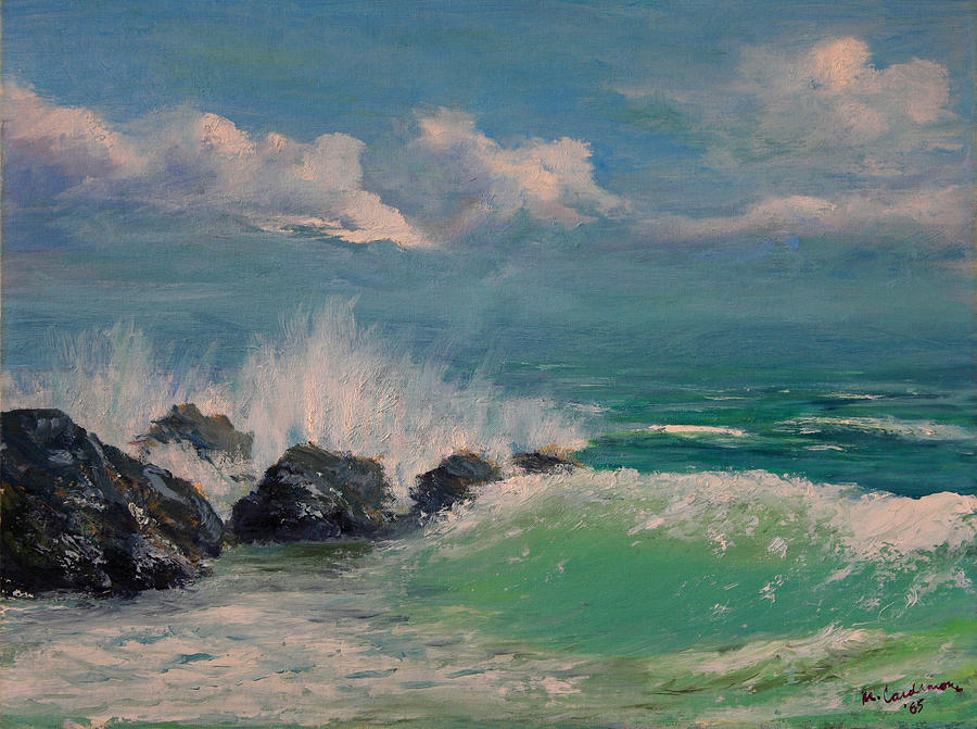Nature Painting - Breakers by Michael Cardamone