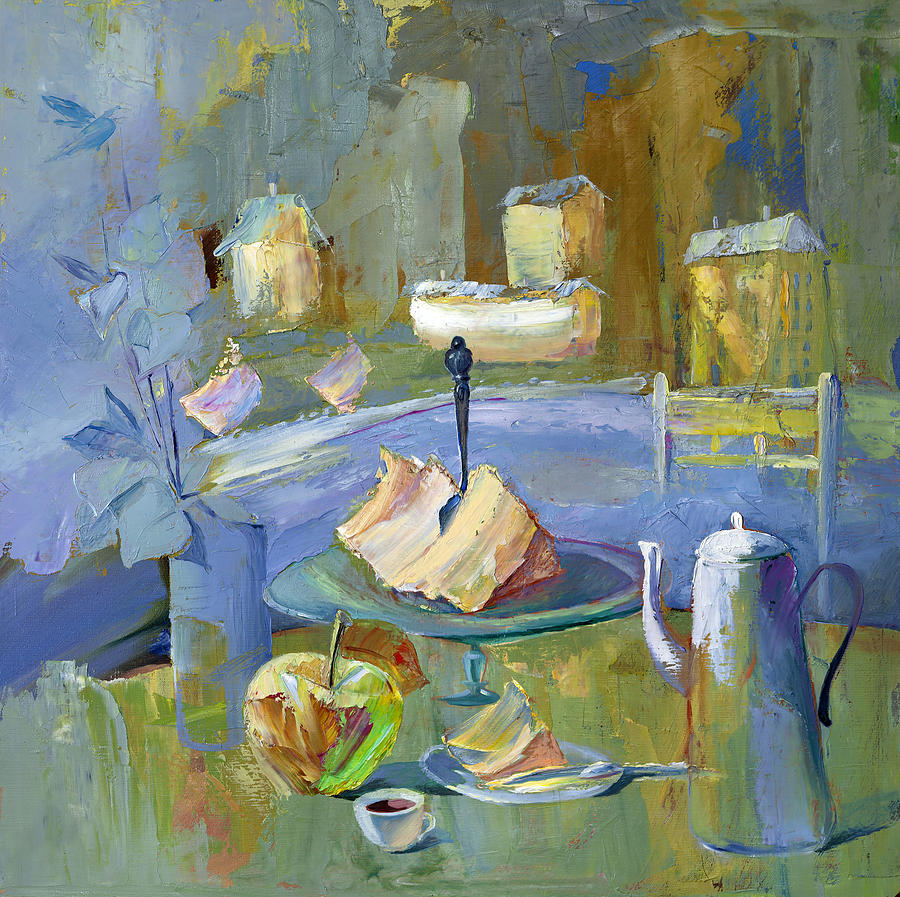 Breakfast Painting by Alexander Maslik - Fine Art America