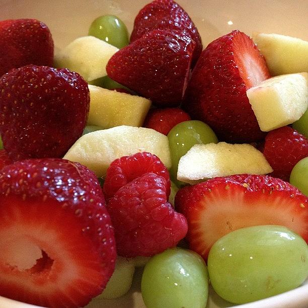 Fruit Photograph - #breakfast #breakfastofchampions #fruit by Kristine Dunn