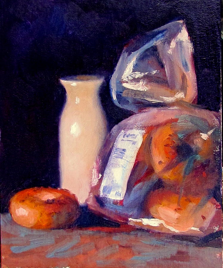Milk Painting - Breakfast by Dianne Panarelli Miller