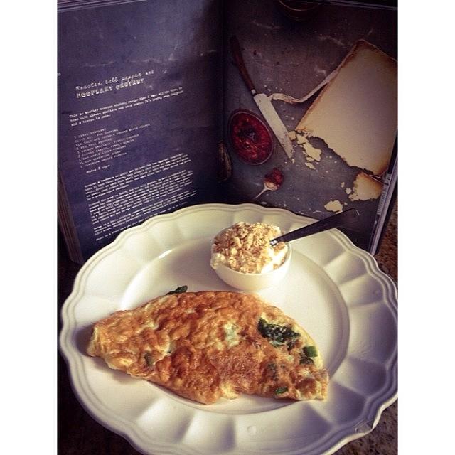Spinach Photograph - Breakfast. #eggwhiteomelettes #spinach by Alexis Johnson
