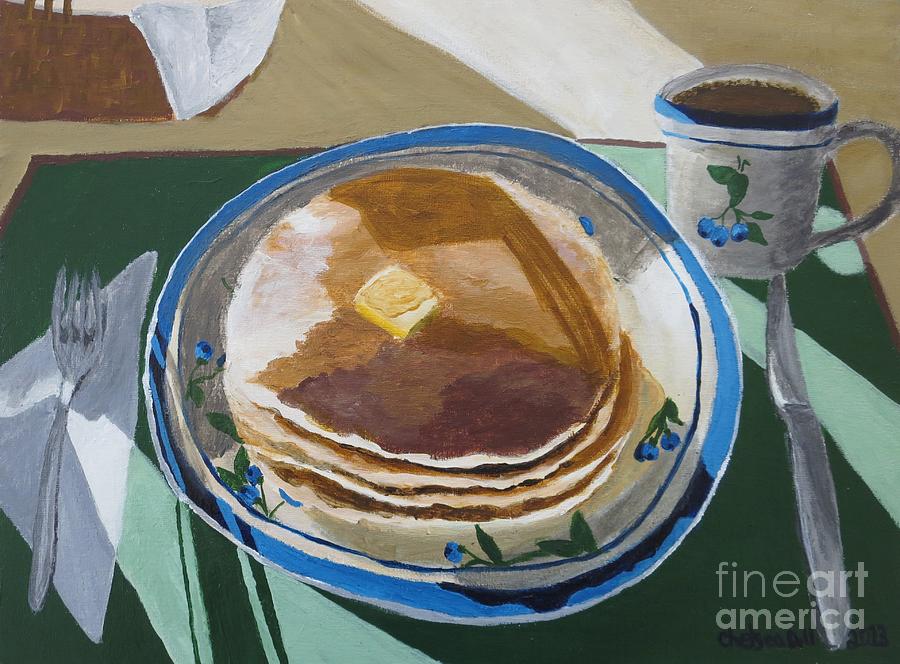 Breakfast Is Served Painting by C E Dill