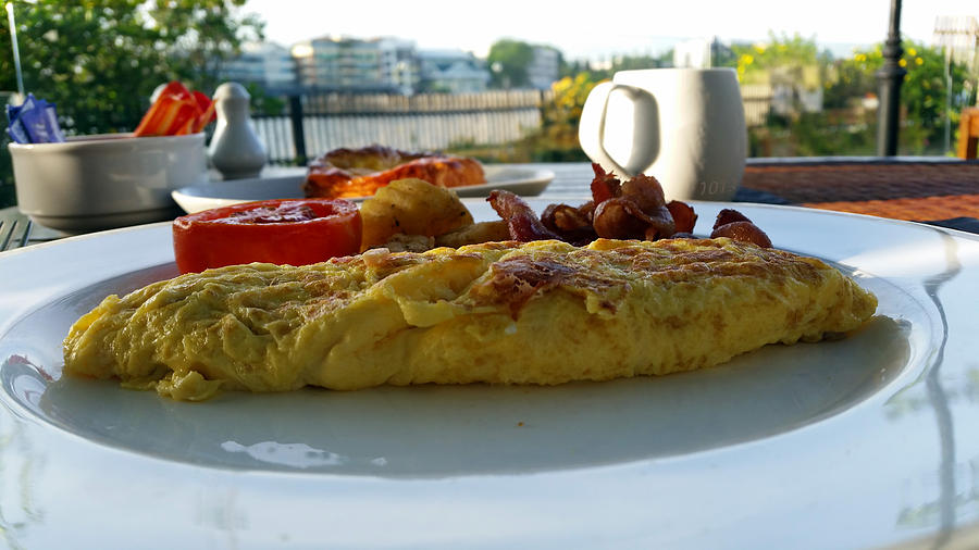 Breakfast Riverside Photograph by Tenthirteen Studios Fine Art America
