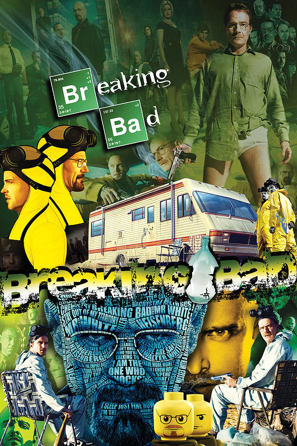 Breaking Bad Digital Art - Breaking Bad by Bryan Fleming