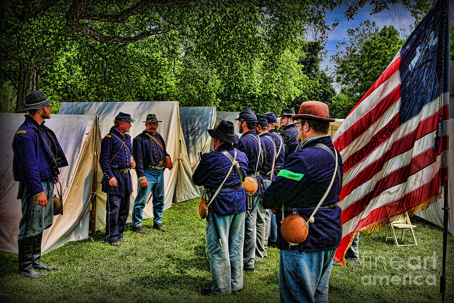 Breaking Camp - Civil War Photograph by Lee Dos Santos