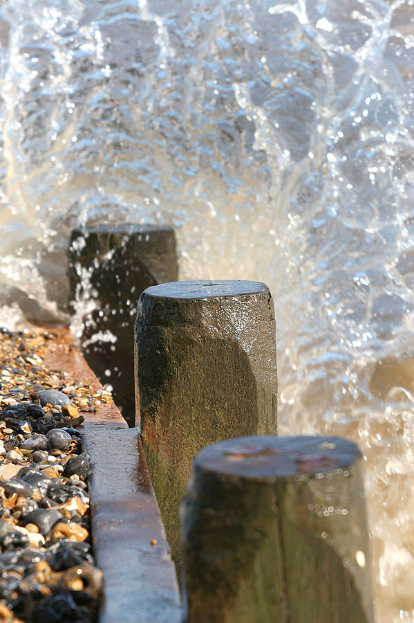 Beach Photograph - Breaking Point 2 by Paul Lilley