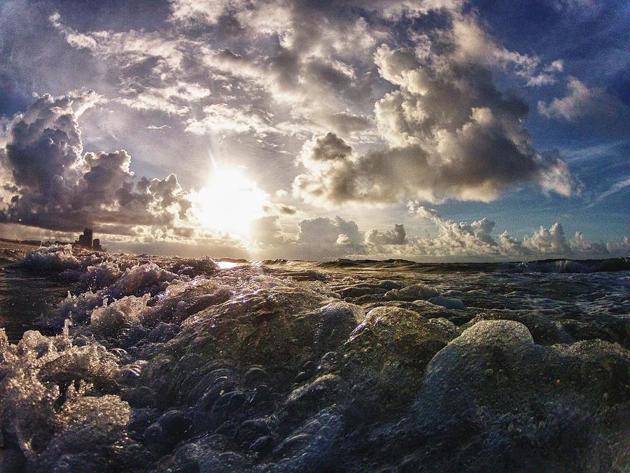 Breaking Surf in Orange Beach Photograph by Michael Thomas