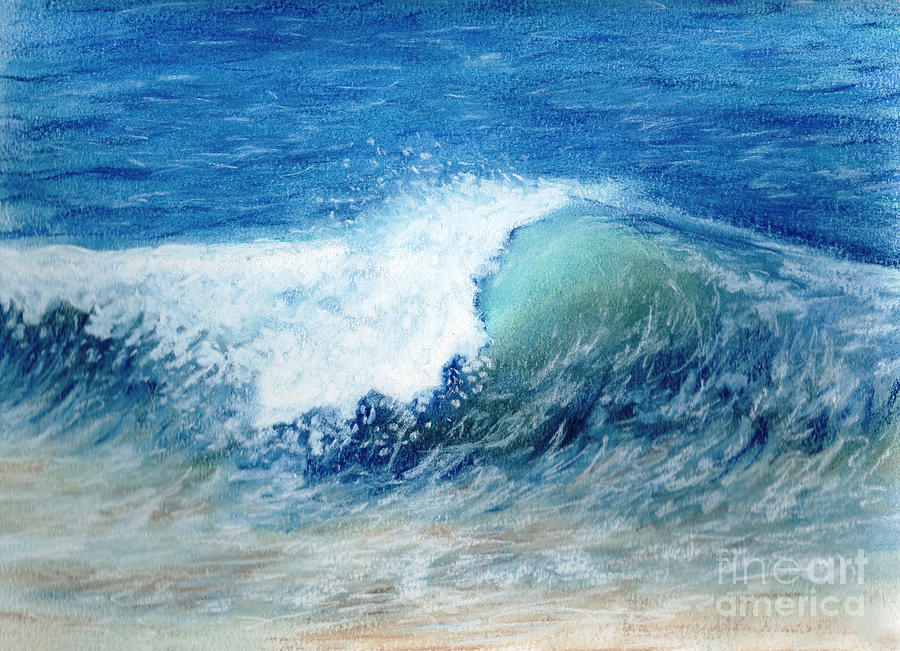 paintings of waves breaking