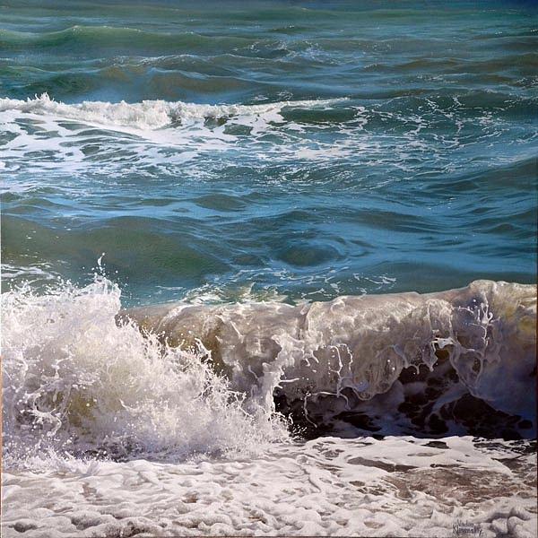 Breaking Waves Painting by Vadim Klevenskiy - Fine Art America