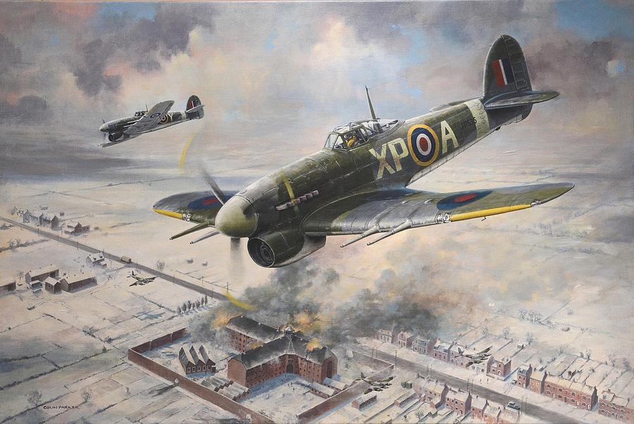 Breakout at Amiens Painting by Colin Parker