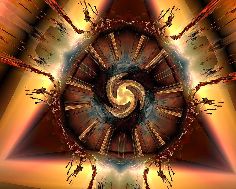 Abstract Digital Art - Breakout by Claude McCoy