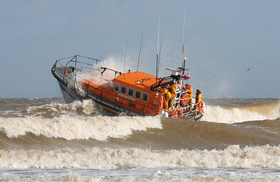 Lifeboat Photograph - Breakthrough by Paul Lilley