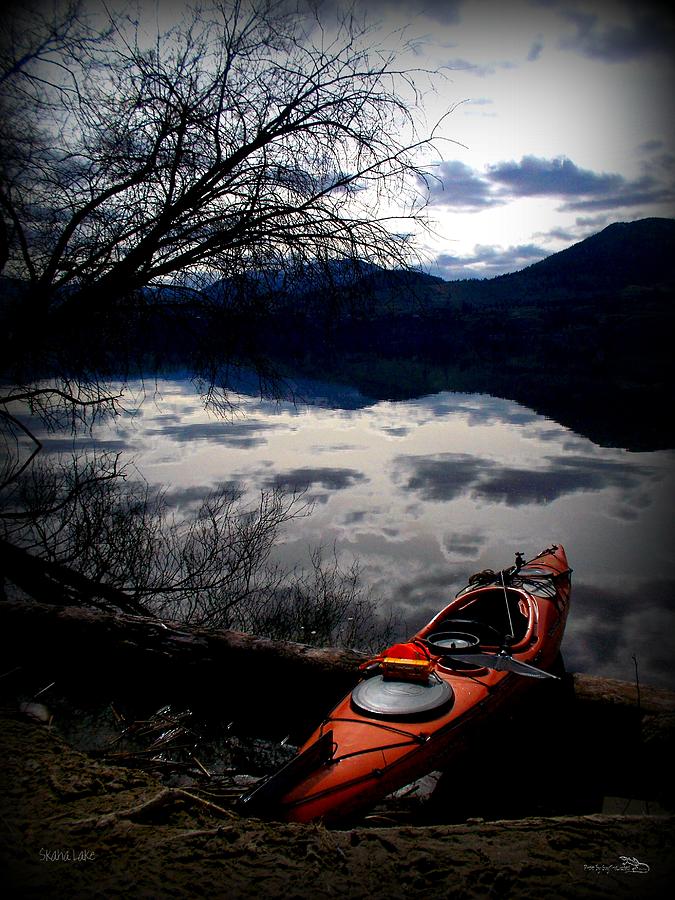 BreakTime Kayaking Skaha Lake 03-18-2014  Photograph by Guy Hoffman