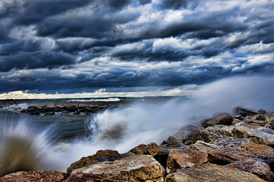 Breakwater Holland Michigan Photograph by Evie Carrier