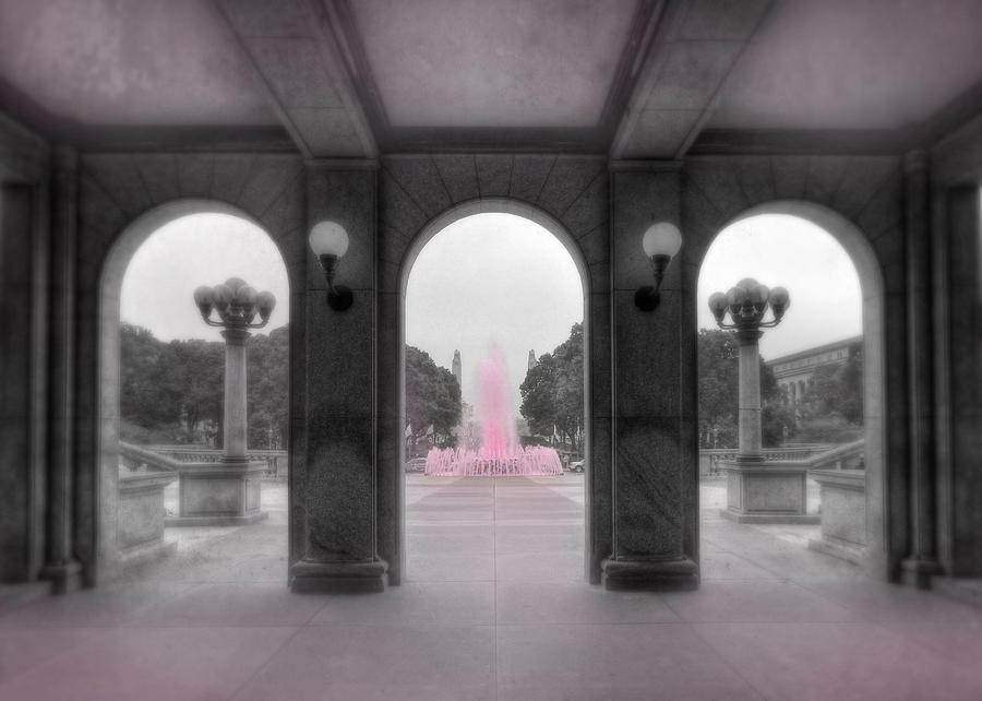 Architecture Photograph - Breast Cancer Awareness by Lori Deiter