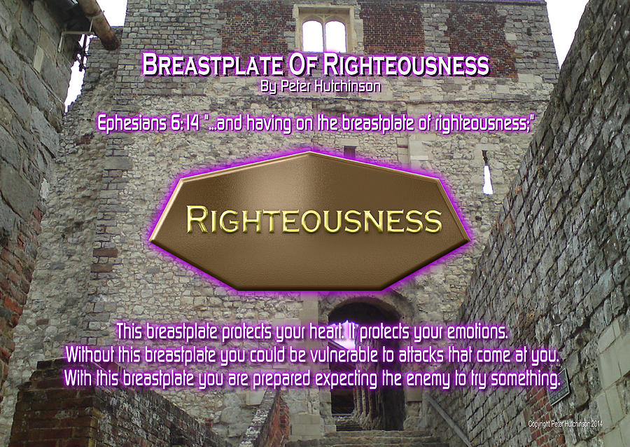 Breastplate Of Righteousness Photograph By Bible Verse Pictures