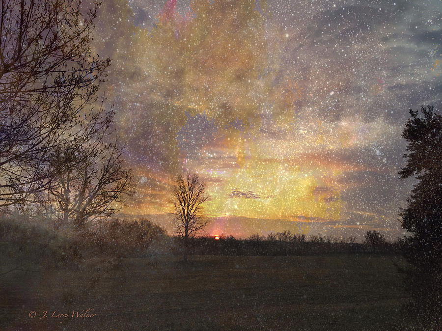 Breath Of Fresh Air Sunrise Digital Art by J Larry Walker