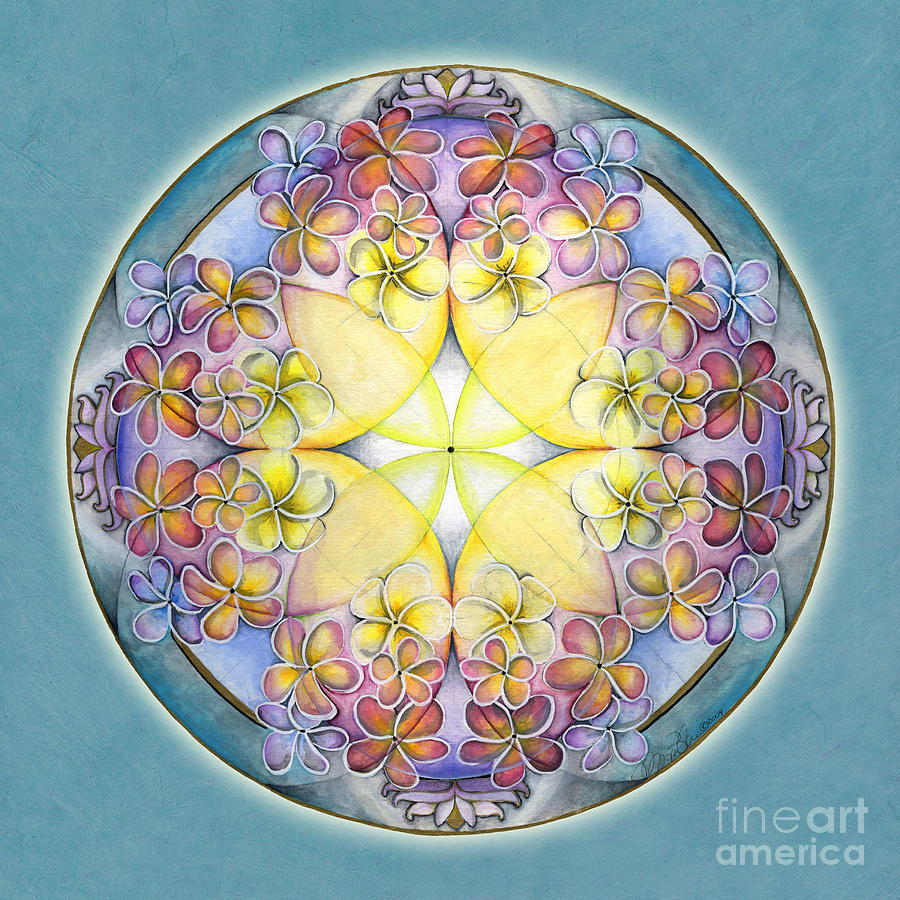 Breath of Life Mandala Painting by Jo Thomas Blaine