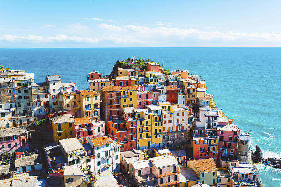 Breathtaking Cinque Terre village, Manarola, Italy Photograph by Spyderskidoo