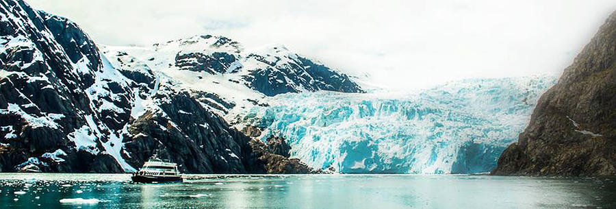 Breathtaking Holgate Glacier  Photograph by Debra  Miller