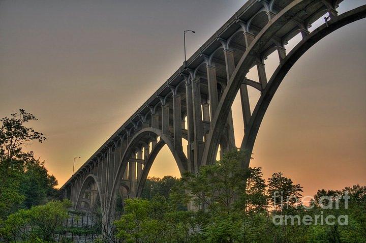 Brecksville Arched Bridge Photograph by Jim Lepard