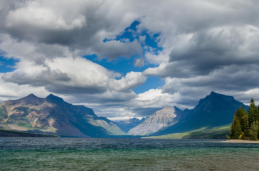 Breezy Afternnon on Lake McDonald Photograph by Greg Nyquist