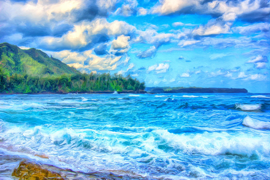 Paradise Painting - Breezy Hawaii Morning by Dominic Piperata