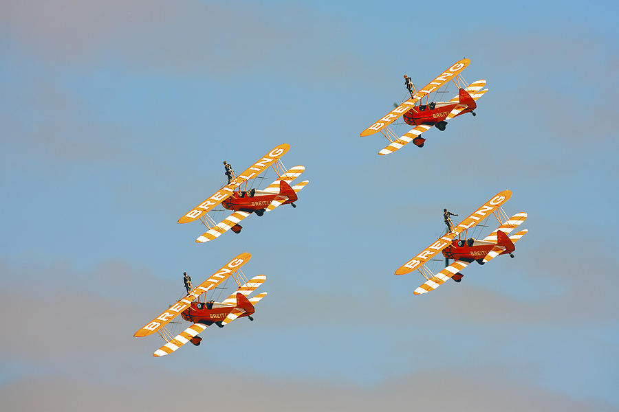 Breitling Wingwalkers Photograph by Paul Scoullar