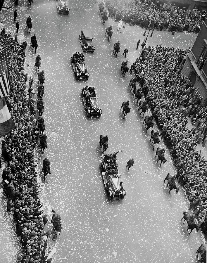 Bremen Flyers Parade Photograph by Underwood Archives