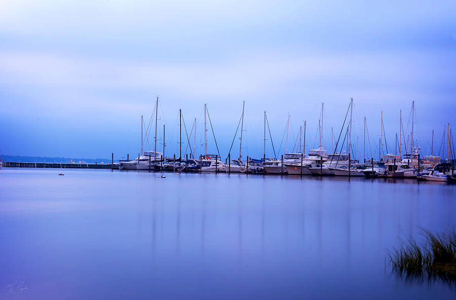 Brewer Yacht Yard At Cowesett Rhode Island Photograph by Lourry Legarde