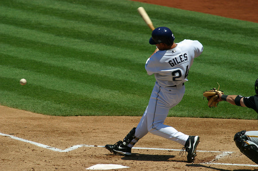 San Diego Padres Photograph - Brian Giles by Don Olea