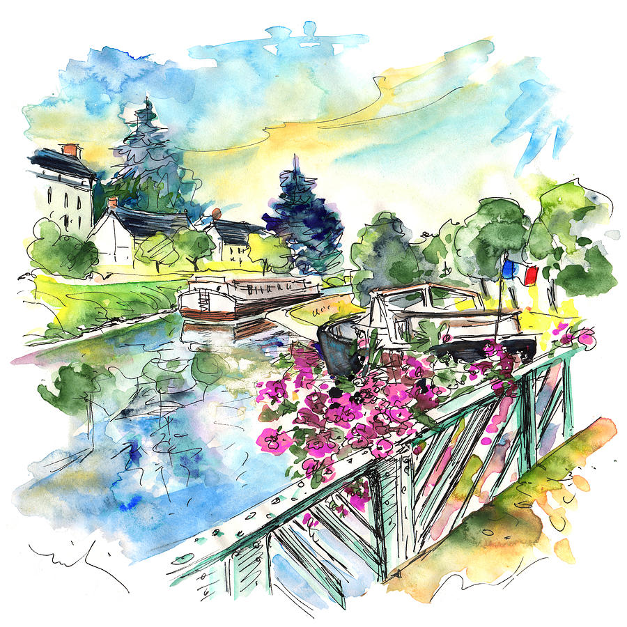 Briare 01 Painting by Miki De Goodaboom