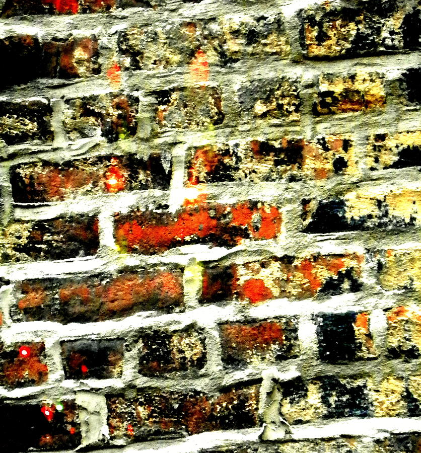 Brick Abstract I Photograph by Liza Dey