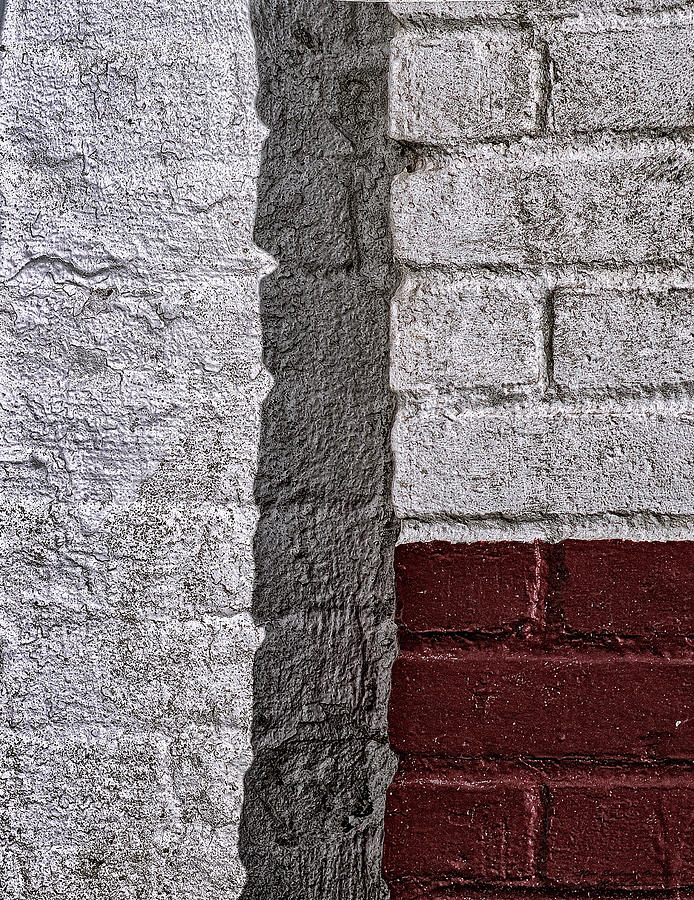 Brick and Mortar Abstract Photograph by Marty Saccone