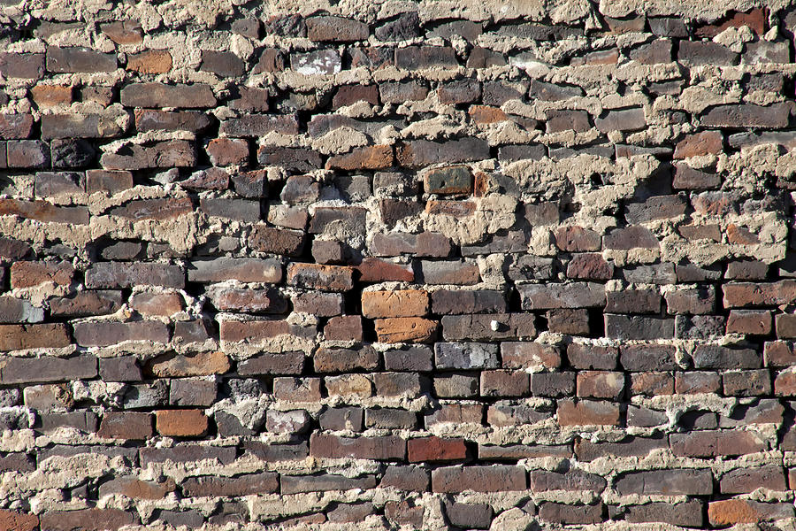 Abstract Photograph - Brick and Mortar by Heather Reeder