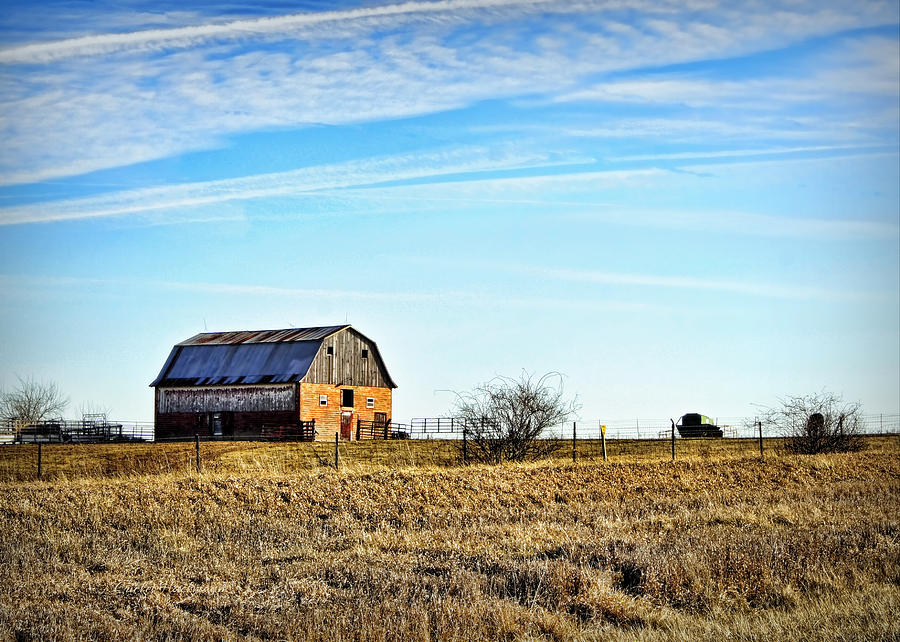 Brick Barn on the Hill Photograph by Cricket Hackmann
