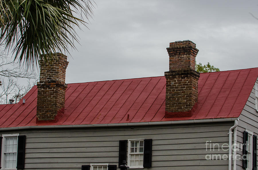 Brick Chimney Photograph by Dale Powell