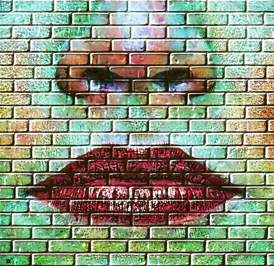 Brick Kisses Mixed Media by Tyler Robbins