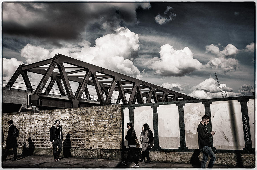 London Photograph - Brick Lane Travel Lines by Lenny Carter