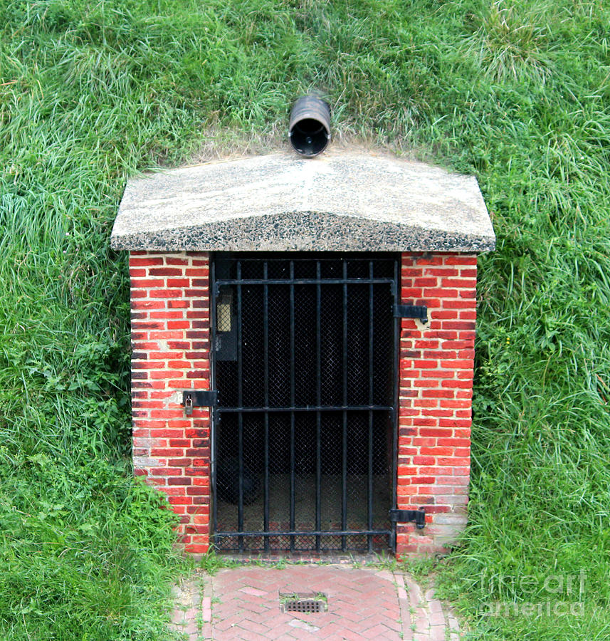Brick Mound Entrance at Fort McHenry Photograph by Cynthia Snyder