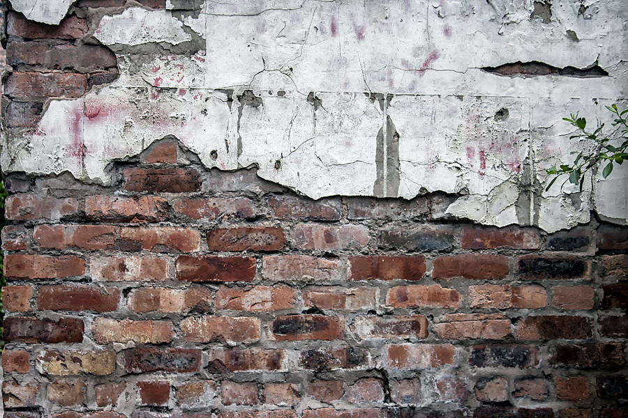 Brick Wall Abstract Photograph by Georgia Clare