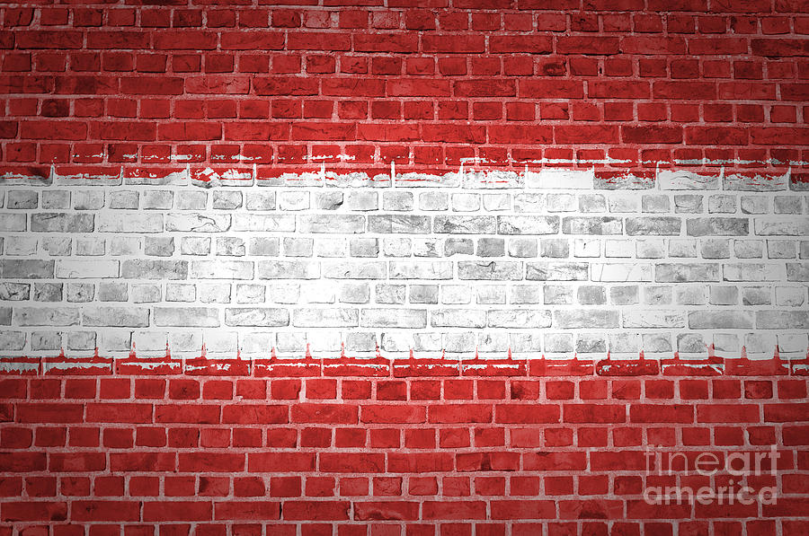 Brick Wall Austria Digital Art by Antony McAulay