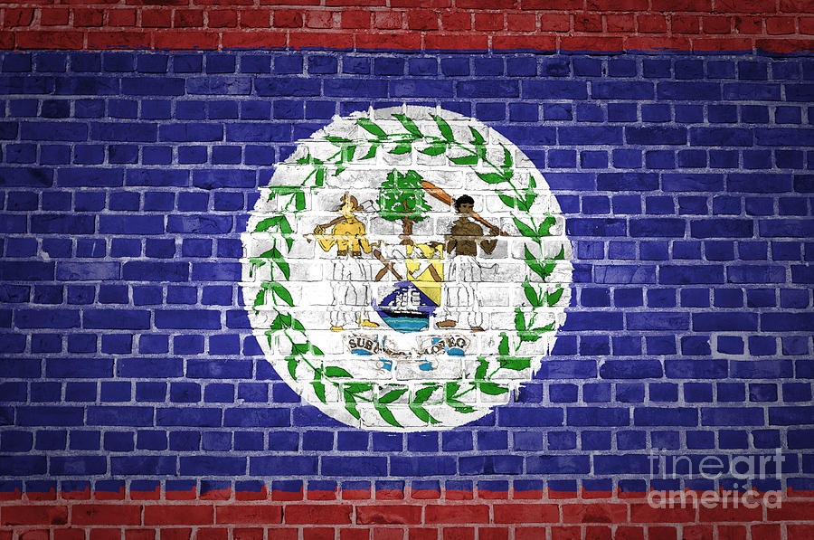 Brick Wall Belize Digital Art by Antony McAulay