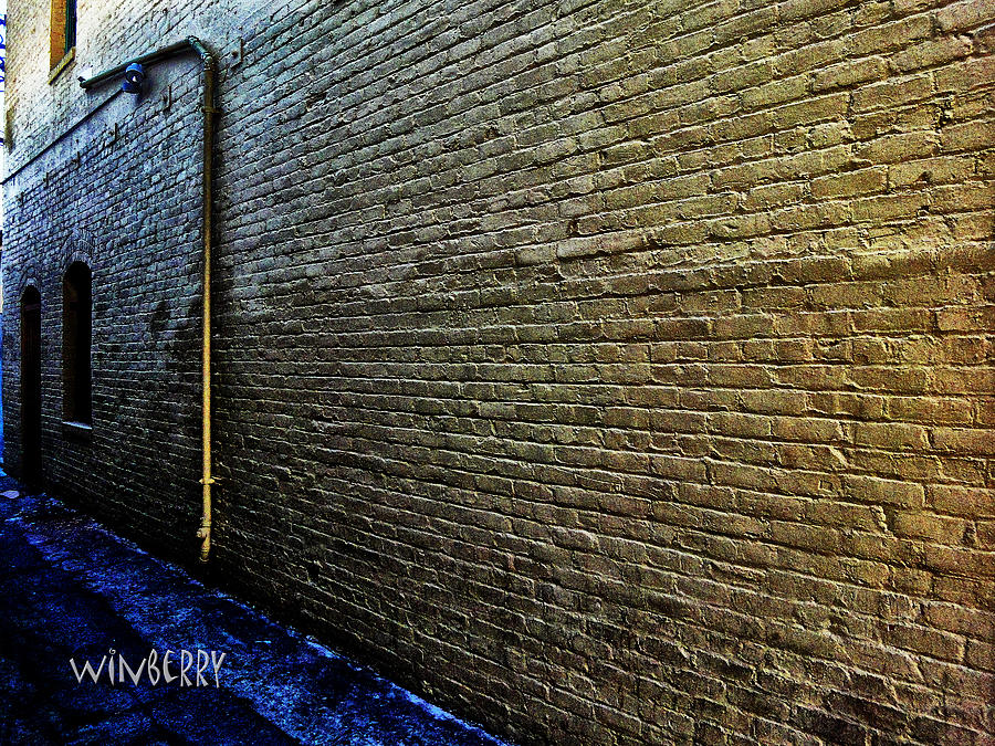 Brick Wall Digital Art by Bob Winberry