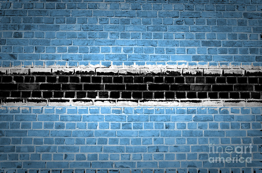 Brick Wall Botswana Digital Art by Antony McAulay