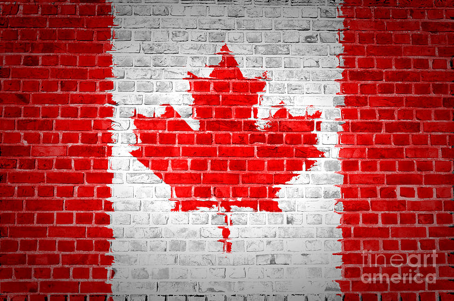 Brick Wall Canada Digital Art by Antony McAulay