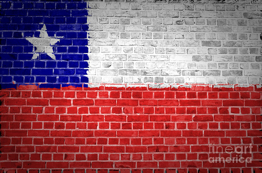 Brick Wall Chile Digital Art by Antony McAulay